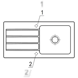 Villeroy & Boch Architectura 60 crema + Handbetätigung
