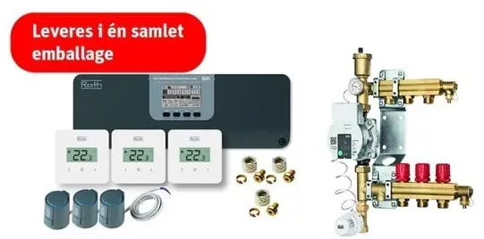 Touchline SL complete wireless heating package, 3 rooms