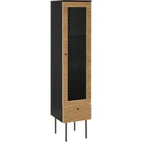 SalesFever Vitrine Eiche Echtholzfurnier - 371732