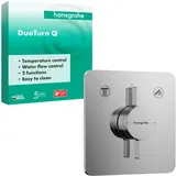Hansgrohe DuoTurn Q Mischer Unterputz für 2 Verbraucher, Chrom