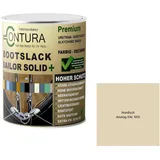 Contura Bootslack Farbig SEIDENMATT Yacht- Buntlack Metall Holz GFK Holzlack Boot Farblos (Nordisch - RAL1015 Analog, 1 Liter)