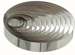 SCHNEIDER Tortenring, Edelstahl 164200 , Durchmesser: 200 mm, Höhe: 60 mm