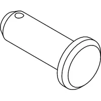 Industrial Quality Supplies DIN 1444 Splint-Bolzen mit Kopf, ST