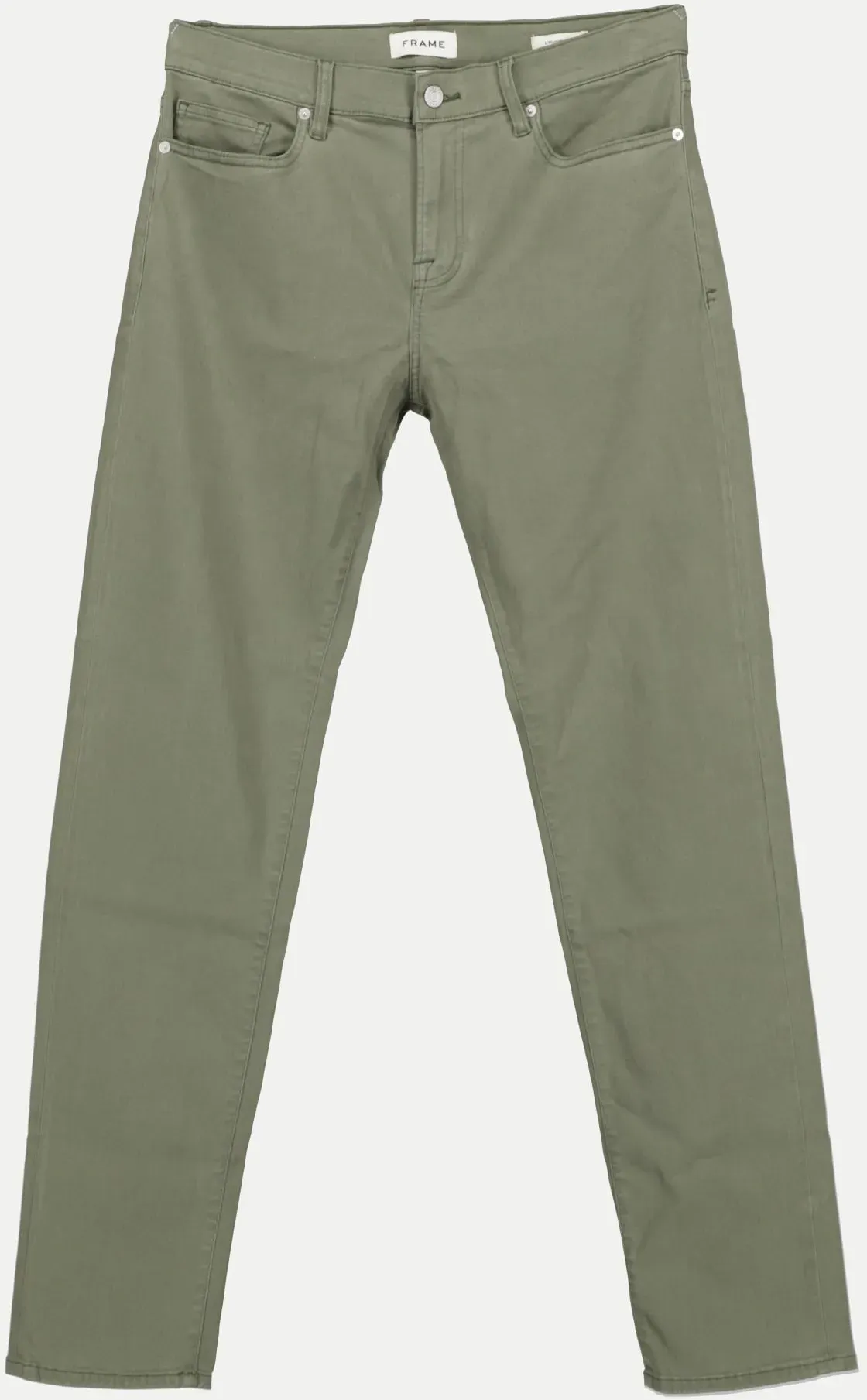 Slim-Fit Jeans L`Homme Twill Grün 32