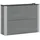 vidaXL Hochbeet 100 x 30 x 72 cm Grau