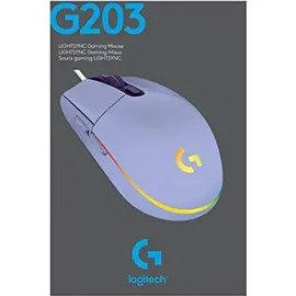 Logitech G203 Lightsync Gaming Maus lila