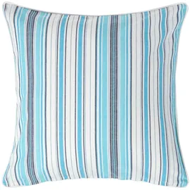 Homescapes Kissenbezug New England 60 x 60 cm Blau
