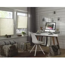 GARDINIA Plissee EASYFIX elfenbeinfarben, 1 Stück - weiss