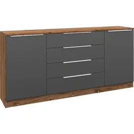 borchardt Möbel Oliva 166 x 78 x 35 cm Beige / Grau