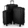 suitline Koffer-Set 3-tlg. schwarz/abs