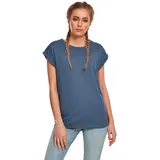 URBAN CLASSICS Ladies Extended Shoulder Tee T-Shirt, vintageblue, S