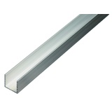 GAH ALBERTS U-Profil Aluminium, natur | 1000 x 6 mm