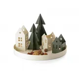 philippi Weihnachtsdorf LE Quartier 0,31 x 0,31 x 0,20 m schwarz/weiß