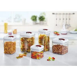 Leifheit Frischhaltedose eckig rot 1,6 l