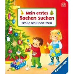 RAVENSBURGER 41862 Babybücher und PappbilderbücherBücher Mein erstes Sachen suchen: Frohe Weihnachten