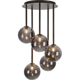 Markslöjd Universe 5 Deckenleuchte 68 cm schwarz/rauch
