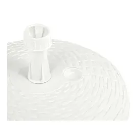 vidaXL Sonnenschirmständer Sand/Wasser 20 L Weiß Kunststoff