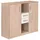 Möbel Boss Kommode 124 x 105 x 41 cm Holzfarben / Weiß