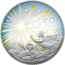 Italiens Silber-Euro-Gedenkmünze "700 Jahre Dante - Paradiso"