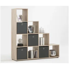 FMD Mega 2 Raumteiler 138,5 x 32,6 x 141,5 cm Beige/Braun