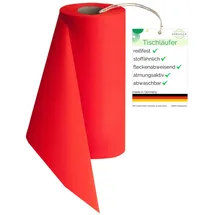 Sensalux Vlies-Tischläufer 30 cm x 25 m Rot