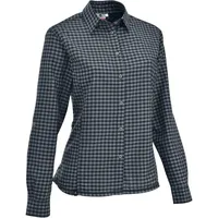 Maul Sport Mosel - 1/1 Flanellbluse Karo dark grey