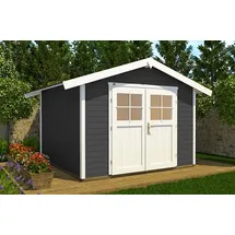 Weka Gartenhaus 122 2,40 x 2,05 m anthrazit