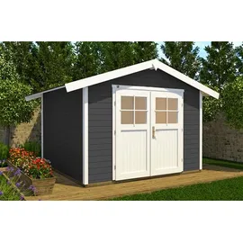 Weka Gartenhaus 122 2,40 x 2,05 m anthrazit