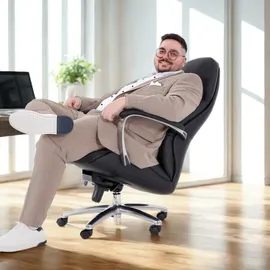 HJH Office Brenton XXL Kunstleder Schwarz