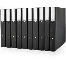 Rapesco Ringbuch DIN A4 38 mm Schwarz 10 St.