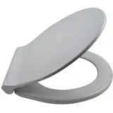 Belvit Soft-Close Absenkautomatik WC-Deckel Toilettensitz Manhattan Grau