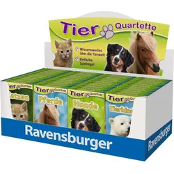 Ravensburger Ravenburger 94084 Verkaufskassette Tier-Quartette Tier-Quartette 94...