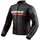 RevIt! Mile Motorrad Lederjacke Rot/Schwarz/Weiß 50