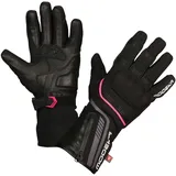 Modeka GmbH Modeka Makari Damen Motorradhandschuhe, schwarz/pink, 7 (L)