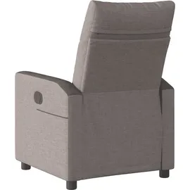 vidaXL Relaxsessel Taupe Stoff