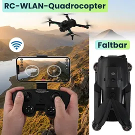 casativo C0 Faltbarer RC-WLAN-Quadrocopter mit HD-Kamera und Zusatz-Akku