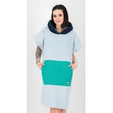 Deproc activ  Poncho »Badeponcho PARLEE BEACH«, Badeponcho mit großer Kängurutasche und Innentasche Gr. XL(48/50), hellblau, , 27106249-XL