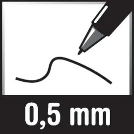 Pilot Pen Tintenroller Basic Rot 0,5 mm 12 St.