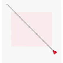 addi Tunesische Häkelnadel 4 mm grau 30 cm