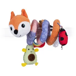 Bali Bazoo Activity Spirale Fuchs 80566 Rassel, Greifling, verschiedene Tiere bunt