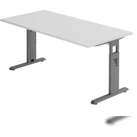 Hammerbacher Schreibtisch VOS16/5/G lichtgrau/grafit