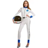 Boland - Kostüm Astronautin für Damen, 6-teilig, Faschingskostüm für Mottoparty, Halloween oder Karneval, Raumanzug, Space Girl