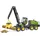 Bruder 02135 - Harvester mit Baumstamm grün/schwarz 1:16