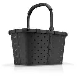 Reisenthel Shopping Carrybag Einkaufskorb 48 cm - Frame Glossy Dots Black