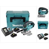 Makita DJV 180 RYJ Akku Stichsäge 18V + 2x Akku 1,5Ah + Ladegerät + Makpac