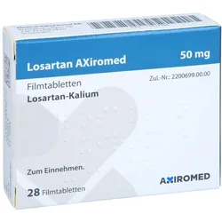Losartan Axiromed 50 mg Filmtabletten 28 St