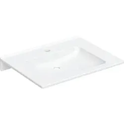 Geberit Publica Waschtisch 402070016 70 x 55 cm, mit Hahnloch, ohne Überlauf, barrierefrei, weiß-alpin