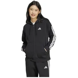 adidas Essentials Hoodie 3-Streifen Schwarz/Weiß L