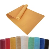 #DoYourYoga DoYourYoga Fitnessmatte Yogamatte »Kirana« aus ECO-PVC - 183 x 61 x 0,4 cm - rutschfest & robust - Gymnastikmatte Yoga Matte Trainingsmatte Pilates Workout - Curry