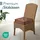Beautissu Sitzkissen 40 x 40 x 8 cm braun 4-tlg.